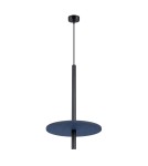 Sollux Lampa wisząca FELTRO 1 czarna/granatowa SL.1881
