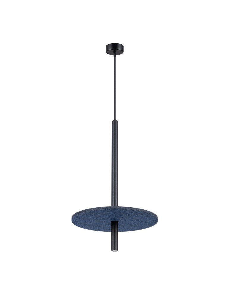 Sollux Lampa wisząca FELTRO 1 czarna/granatowa SL.1881
