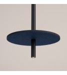 Sollux Lampa wisząca FELTRO 1 czarna/granatowa SL.1881