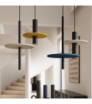 Sollux Lampa wisząca FELTRO 1 czarna/granatowa SL.1881