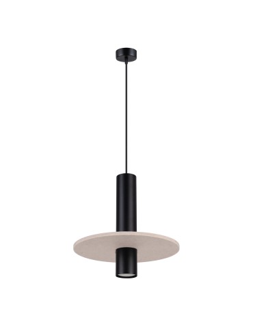 Sollux Lampa wisząca PELTA 1 czarna/beżowa SL.1882 - product 2