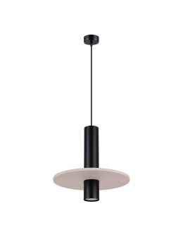 Sollux Lampa wisząca PELTA 1 czarna/beżowa SL.1882 - product 2
