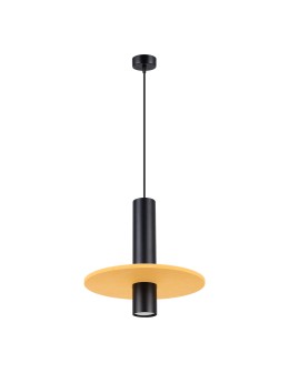 Sollux Lampa wisząca PELTA 1 czarna/żółta SL.1883 - product 2