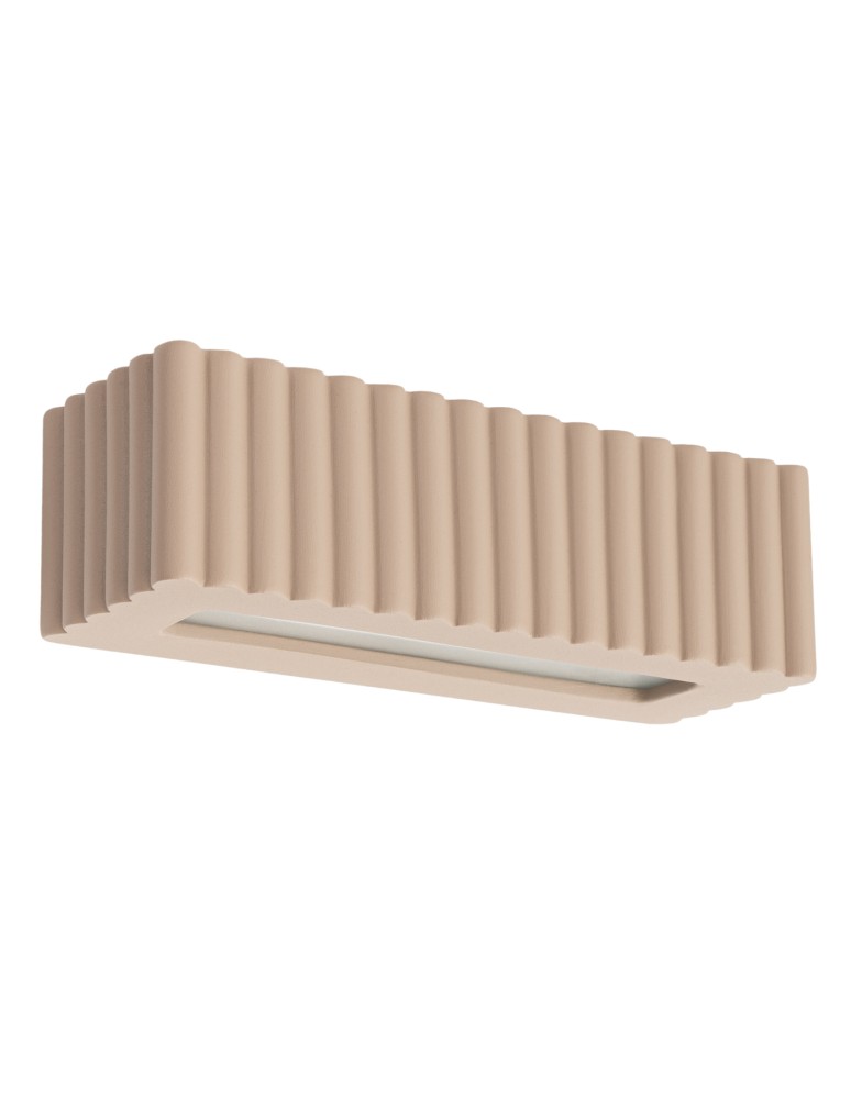 Sollux Kinkiet ceramiczny RIGATA taupe SL.1887 Sollux Kinkiet ceramiczny RIGATA taupe SL.1887