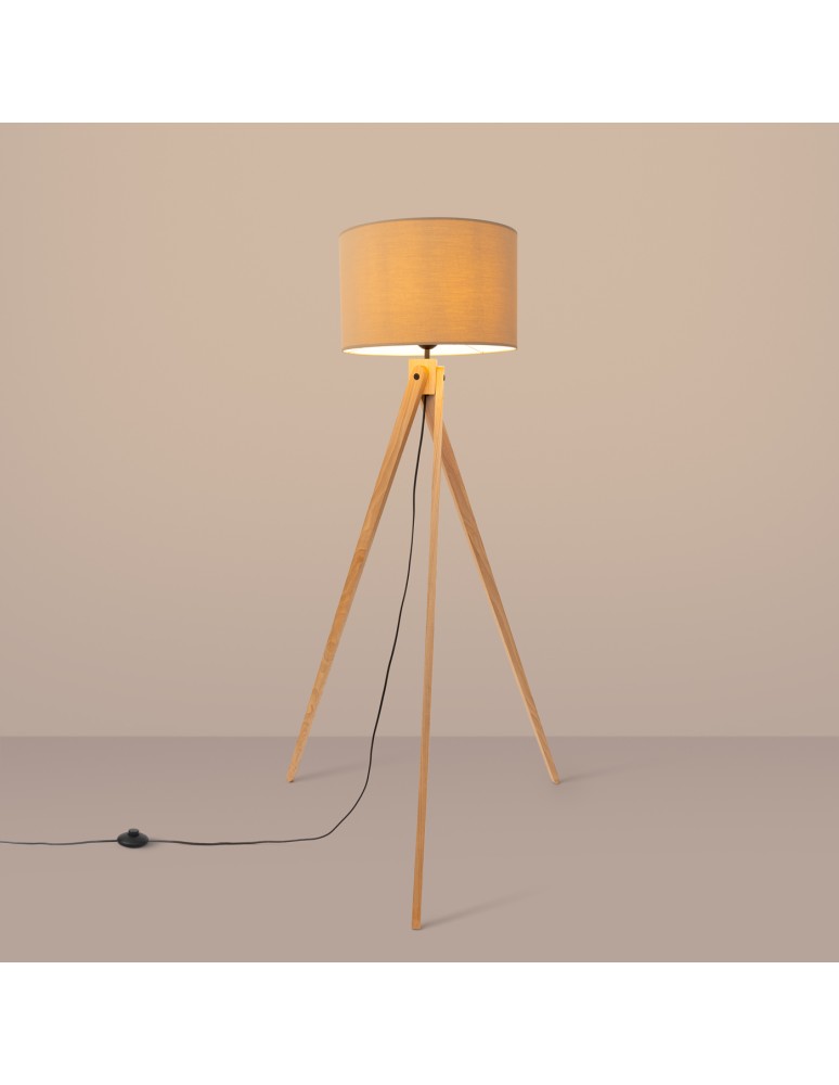 Sollux Lampa podłogowa NATT taupe SL.1905