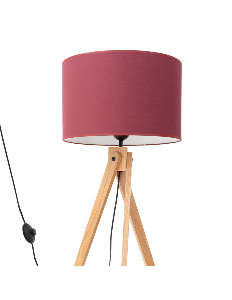 Sollux Lampa podłogowa NATT burgund SL.1907
