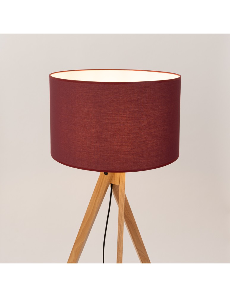 Sollux Lampa podłogowa NATT burgund SL.1907