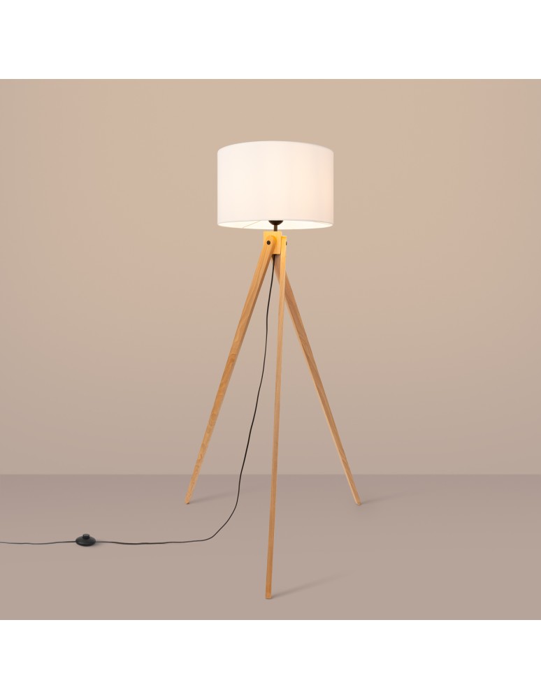 Sollux Lampa podłogowa NATT biała SL.1908