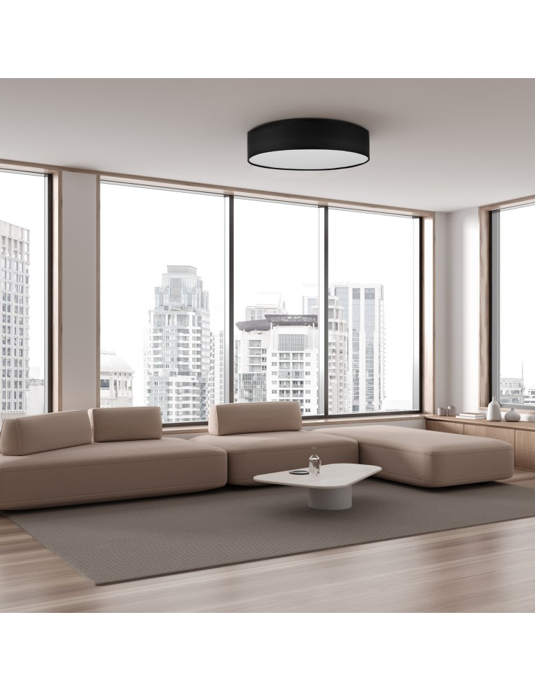 TK Lighting RONDO BLACK LAMPA SUFITOWA 4  600 1587