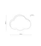TK Lighting CLOUD WHITE LAMPA SUFITOWA MINI 2 4228