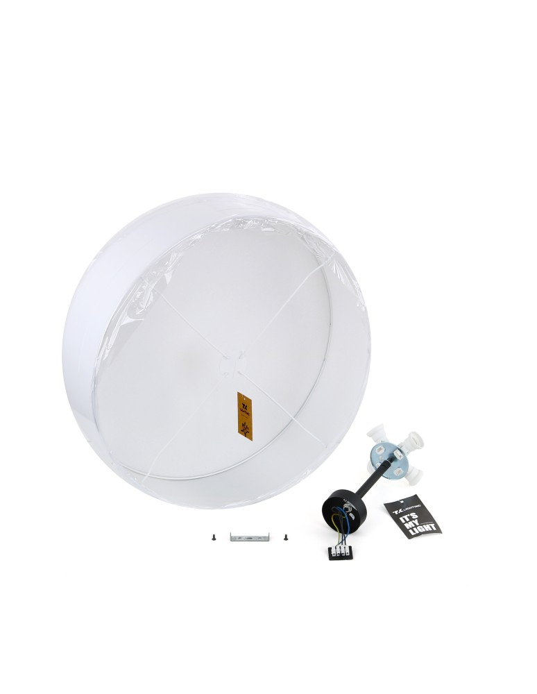 TK Lighting RONDO WHITE LAMPA SUFITOWA 4  600 4242