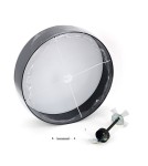 TK Lighting RONDO BLACK LAMPA SUFITOWA 4  600 4245