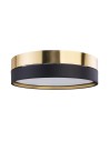 View TK Lighting HILTON BLACK/GOLD CEILING LAMP 4 4345