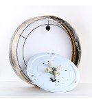 TK Lighting HILTON BLACK/GOLD LAMPA SUFITOWA 4 4345