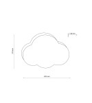 TK Lighting CLOUD GREY LAMPA SUFITOWA MINI 2 3144