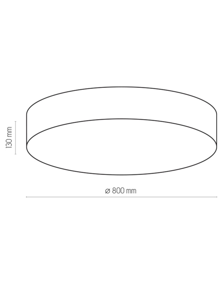 TK Lighting RONDO BEŻOWE LAMPA SUFITOWA 6 PŁ 780 4436