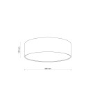 TK Lighting RONDO KIDS PINK LAMPA SUFITOWA 4 PŁ 3228