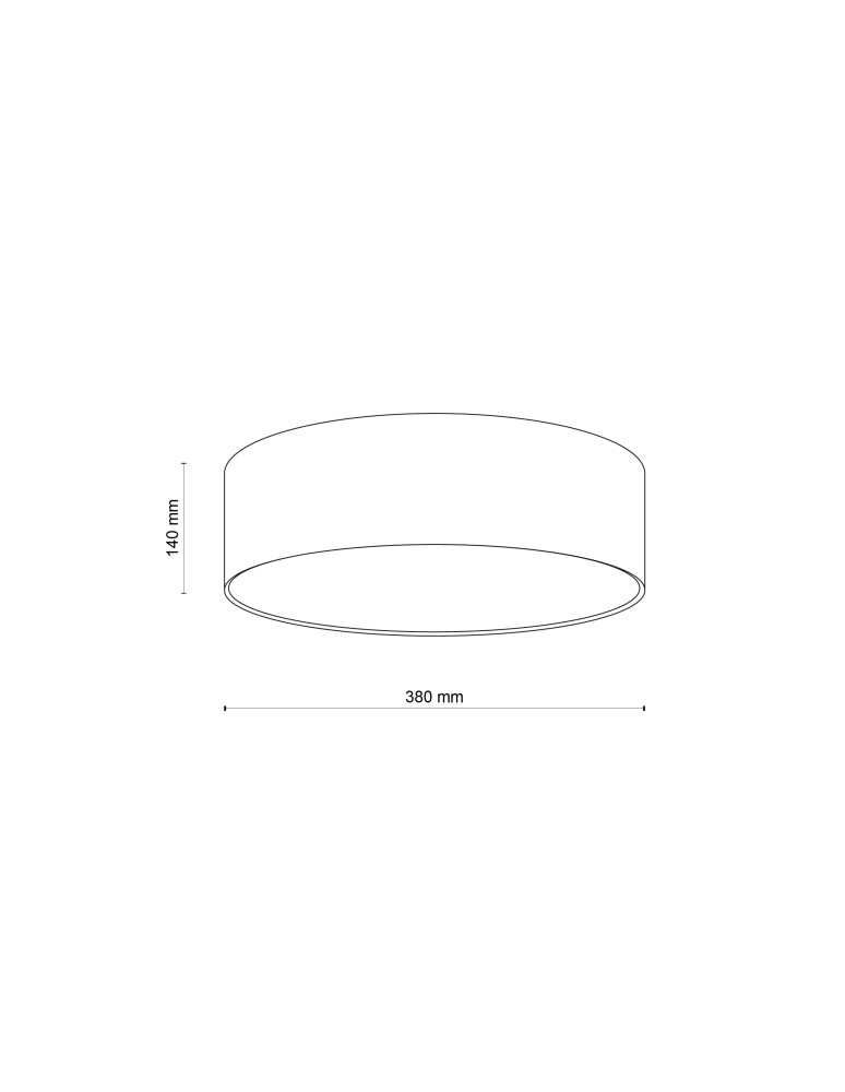 TK Lighting RONDO KIDS BLUE LAMPA SUFITOWA 4 PŁ 3229