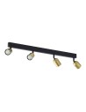 View TK Lighting TOP BLACK/GOLD CEILING LAMP 4 PŁ 1021