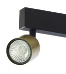 TK Lighting TOP BLACK/GOLD LAMPA SUFITOWA 4 PŁ 1021