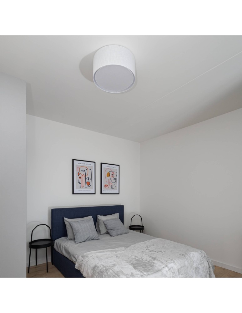 TK Lighting RONDO WHITE LAMPA SUFITOWA 1 300 3330