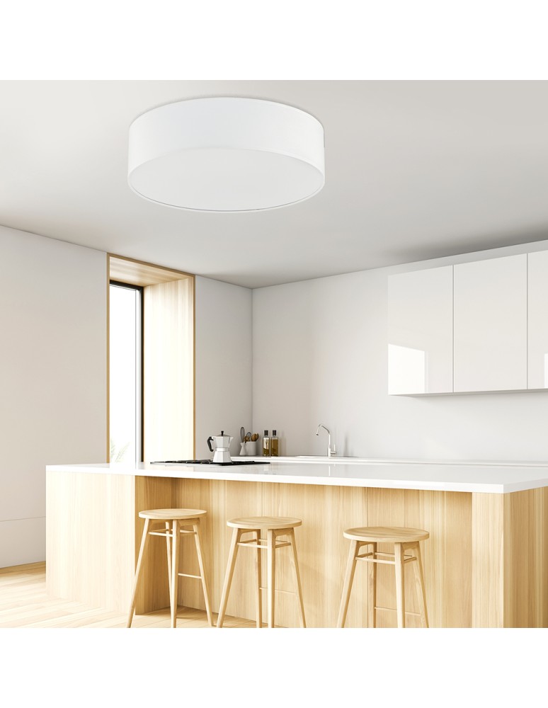 TK Lighting RONDO WHITE LAMPA SUFITOWA 1 300 3330
