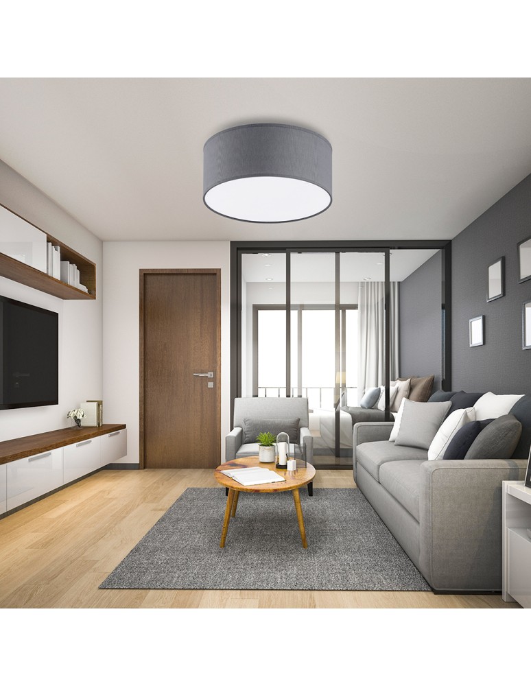 TK Lighting RONDO GRAY LAMPA SUFITOWA 4  500 3333