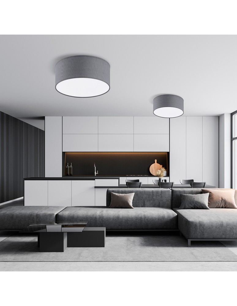 TK Lighting RONDO GRAY LAMPA SUFITOWA 4  500 3333