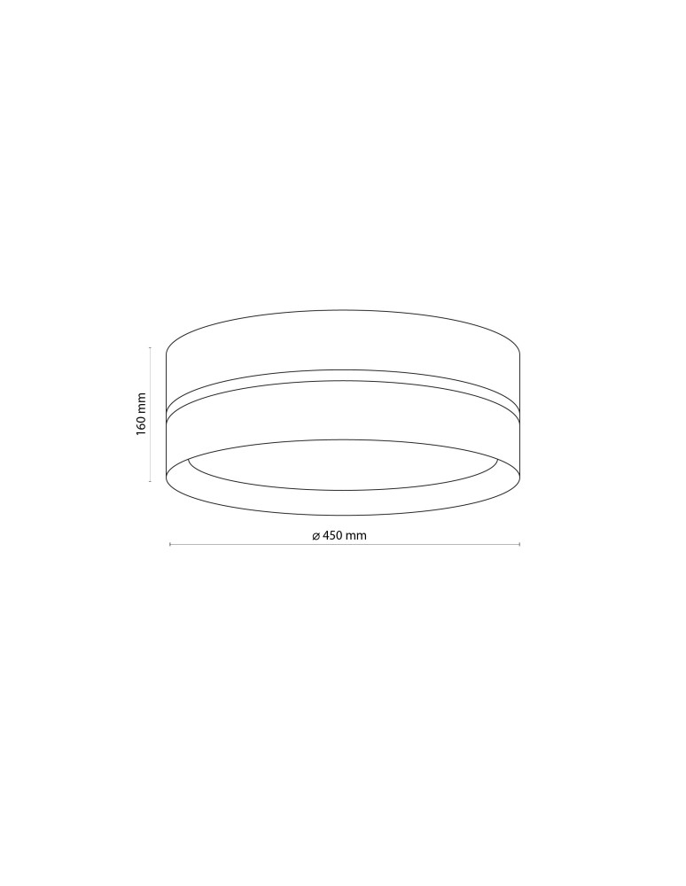 TK Lighting LINOBIANCO LAMPA SUFITOWA 4  450 6577