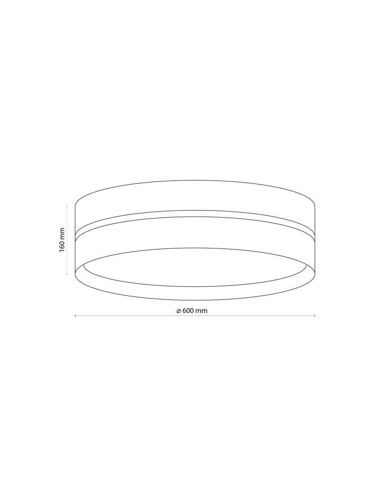 TK Lighting LINOBIANCO LAMPA SUFITOWA 4 6578