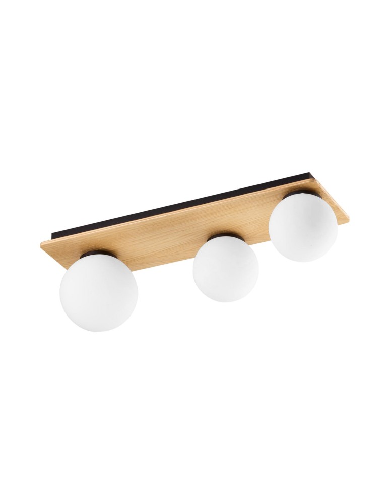 TK Lighting BIANCA WOOD LAMPA SUFITOWA 3 4542