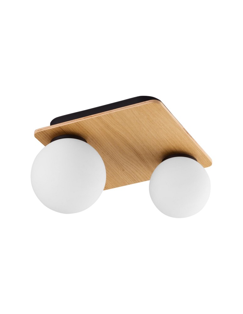 TK Lighting BIANCA WOOD LAMPA SUFITOWA 2 4541