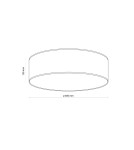 TK Lighting LIBERIA LAMPA SUFITOWA 4 600 4729