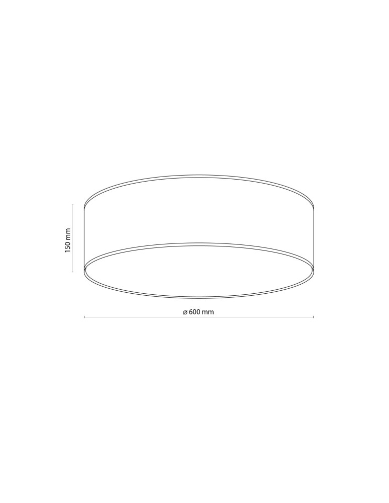 TK Lighting LIBERIA LAMPA SUFITOWA 4 600 4729