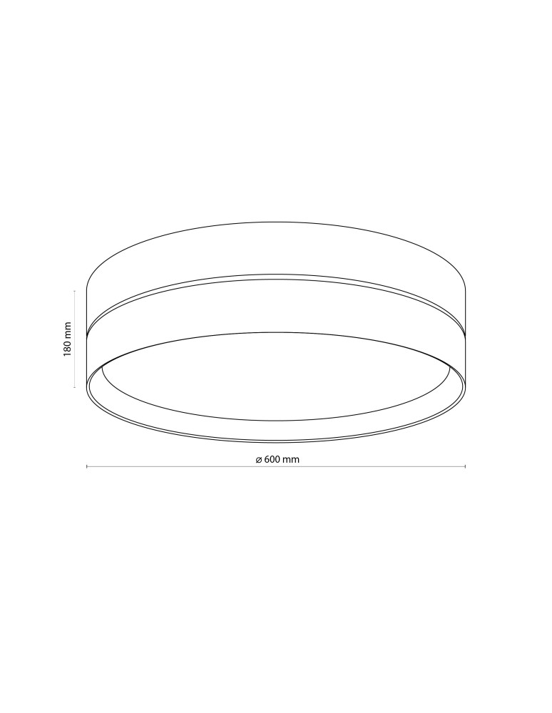 TK Lighting ECO LAMPA SUFITOWA 4 5774