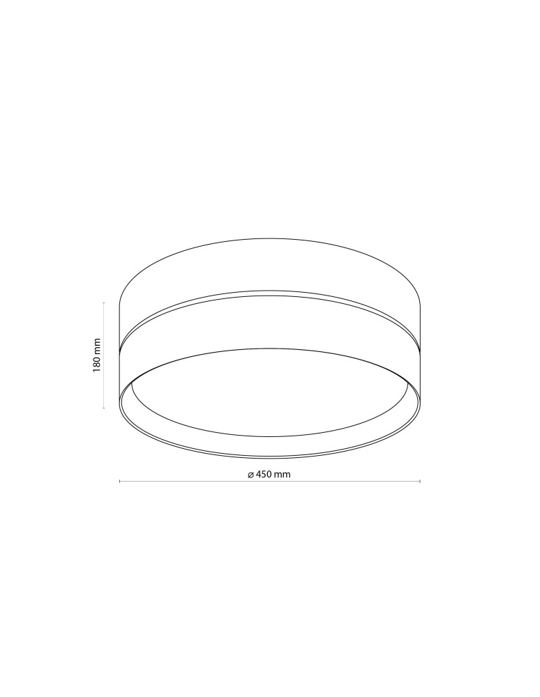 TK Lighting ECO LAMPA SUFITOWA 4  450 5775