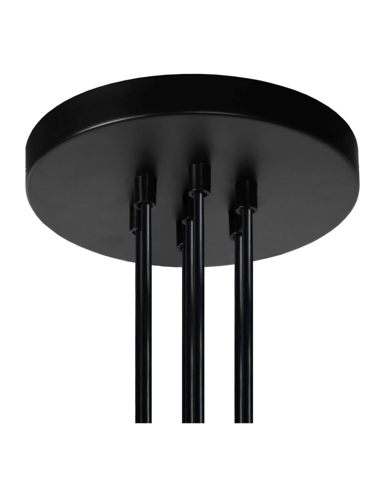 Pendant lamps - Lucide FIX MULTIPLE Pendant 7xE27 black 08408/07/30 - product kolory-swiatla.pl 5