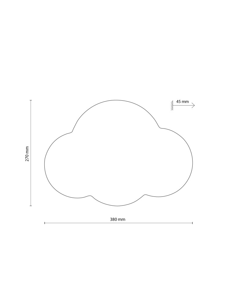TK Lighting CLOUD PINK KINKIET 2 X G9 4967