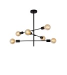 Pendant lamps - Lucide LESTER Ceiling 4xE27 black 21119/06/30 - product 2