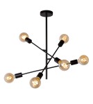 Pendant lamps - Lucide LESTER Ceiling 4xE27 black 21119/06/30 - product 5