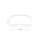 TK Lighting JUTA LAMPA SUFITOWA 4 5798