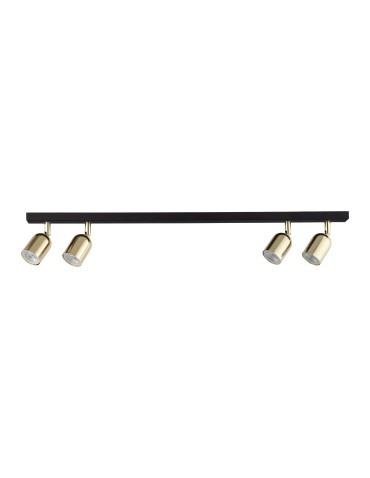 TK Lighting TOP BLACK GOLD LAMPA SUFITOWA 4 5619