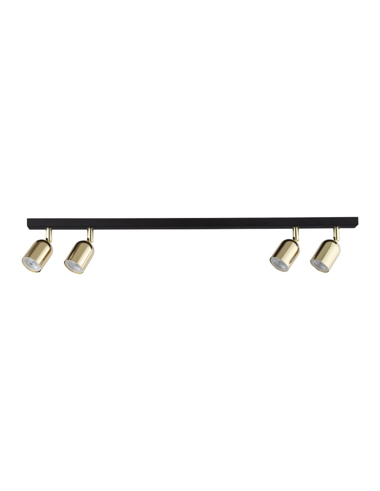 TK Lighting TOP BLACK GOLD LAMPA SUFITOWA 4 5619