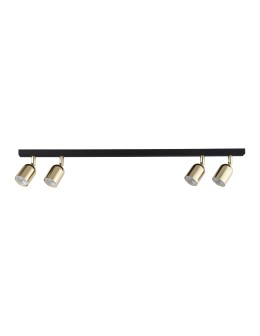 TK Lighting TOP BLACK GOLD LAMPA SUFITOWA 4 5619