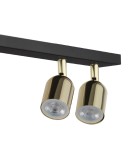 TK Lighting TOP BLACK GOLD LAMPA SUFITOWA 4 5619