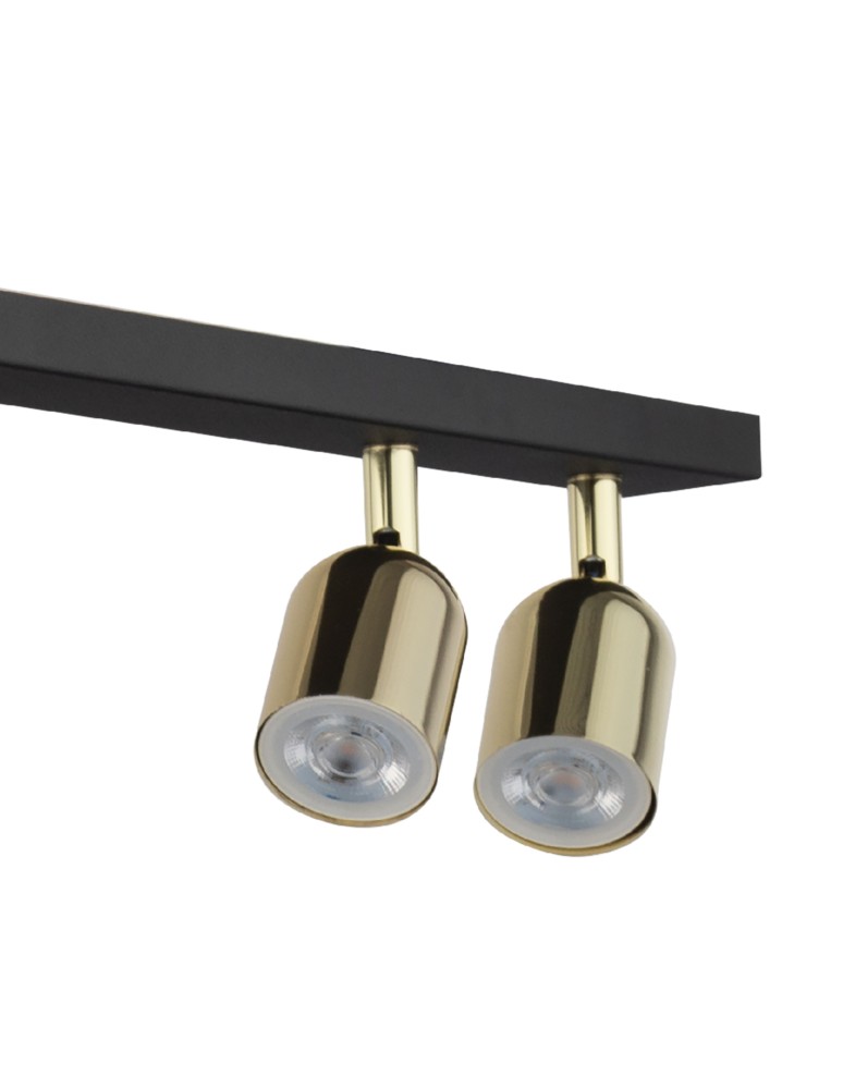 TK Lighting TOP BLACK GOLD LAMPA SUFITOWA 4 5619