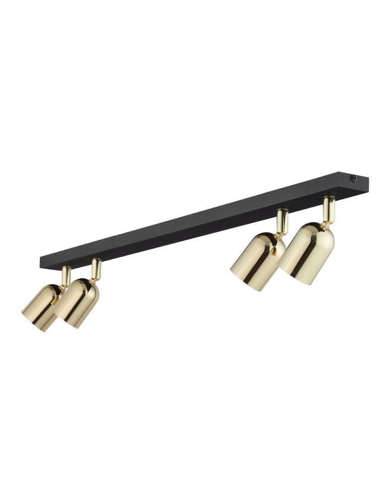 TK Lighting TOP BLACK GOLD LAMPA SUFITOWA 4 5619