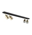 TK Lighting TOP BLACK GOLD LAMPA SUFITOWA 4 5619