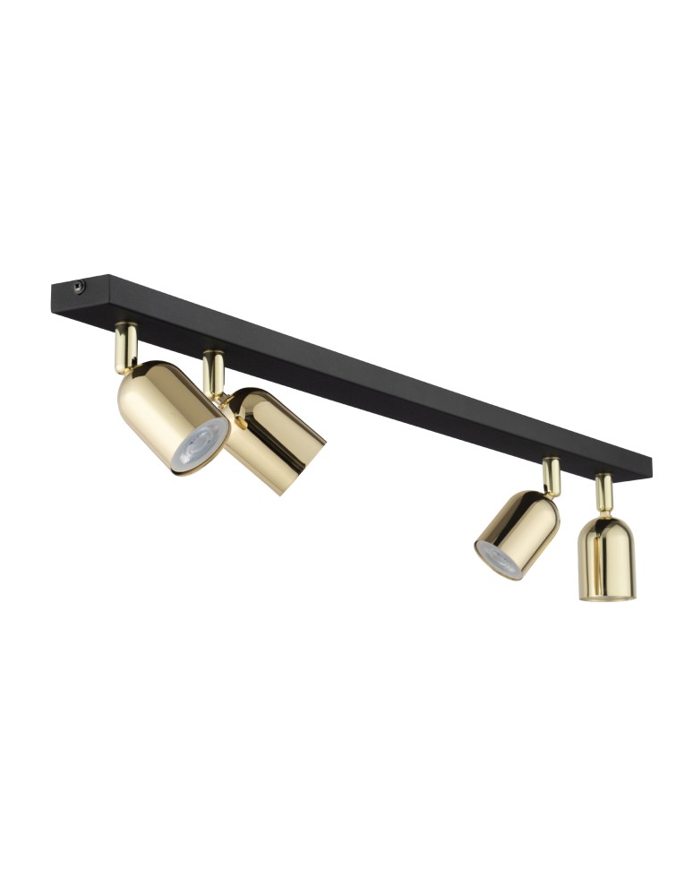 TK Lighting TOP BLACK GOLD LAMPA SUFITOWA 4 5619