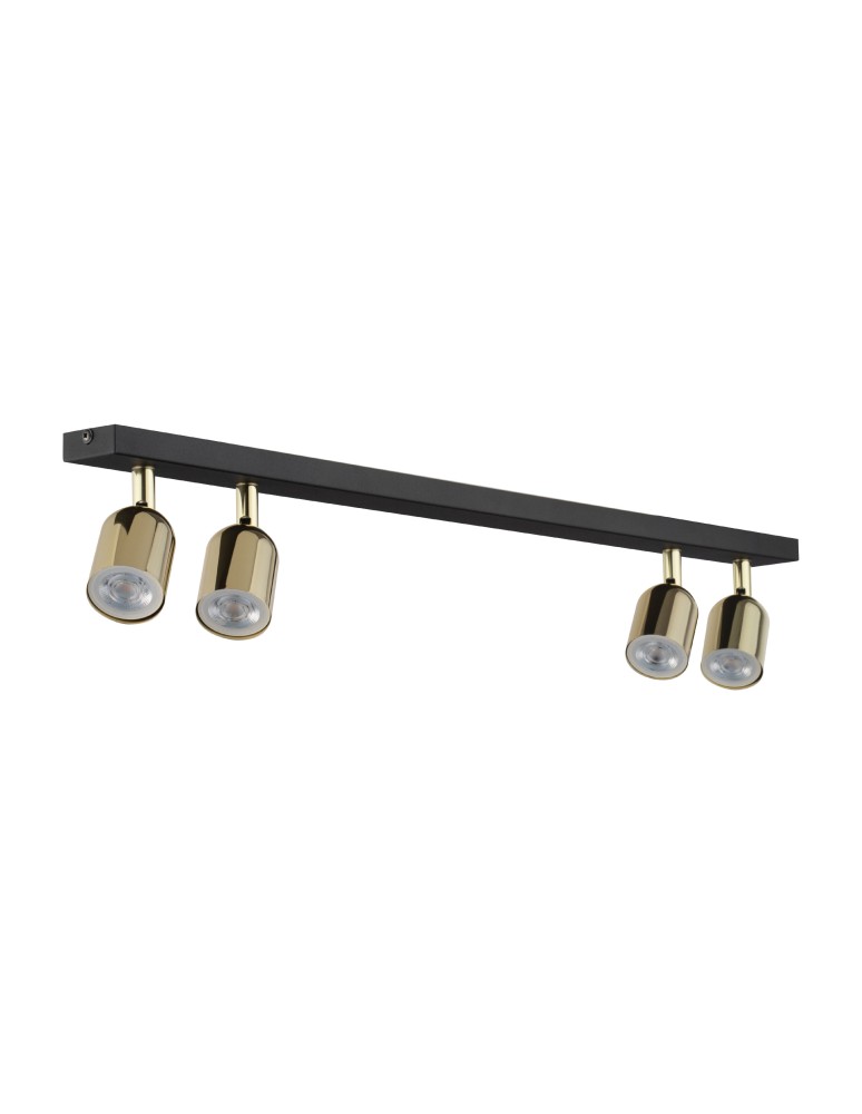 TK Lighting TOP BLACK GOLD LAMPA SUFITOWA 4 5619